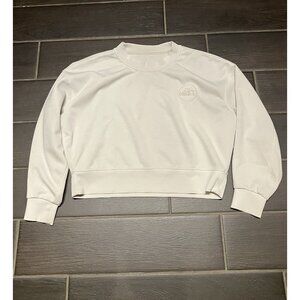 Women’s Large Crop Lululemon Sweatshirt Ivory White